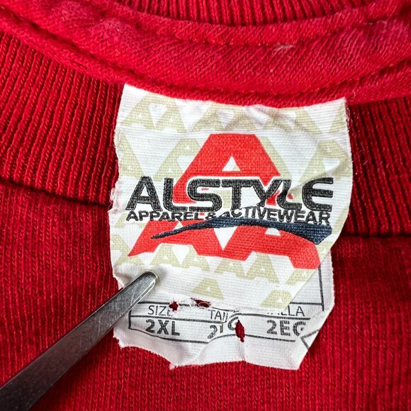 Kansas City Chiefs Big Red Andy Reid Coach Shirt Extra Extra Large Red Faded Tee - Picture 7 of 14